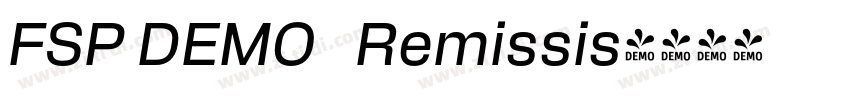 FSP DEMO   Remissis字体转换